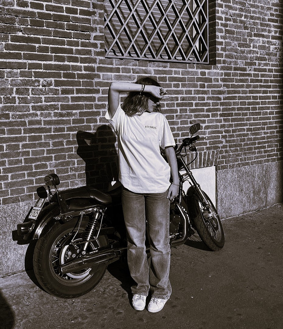 T-SHIRT EAGLE WHITE OVERSIZED