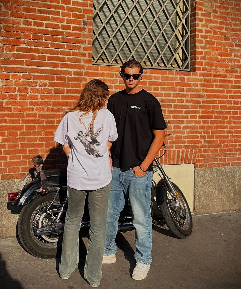 T-SHIRT EAGLE WHITE OVERSIZED