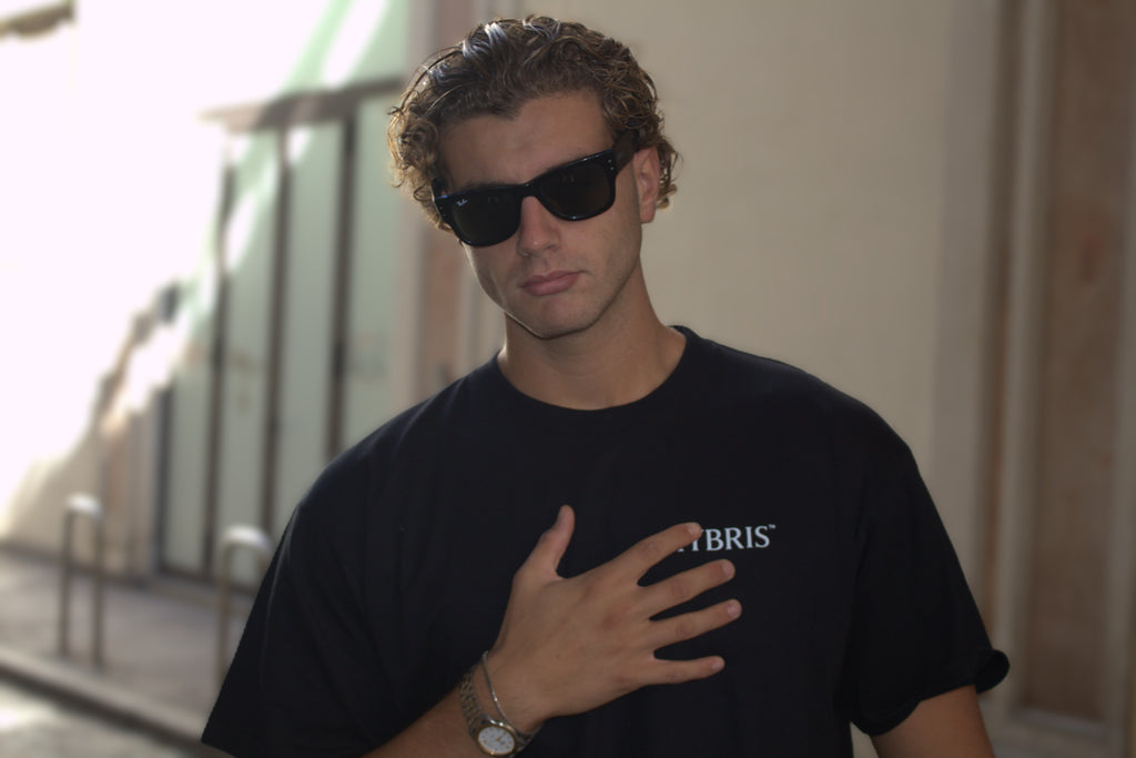 T-SHIRT EAGLE BLACK OVERSIZED