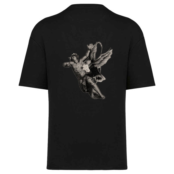 T-SHIRT EAGLE BLACK OVERSIZED